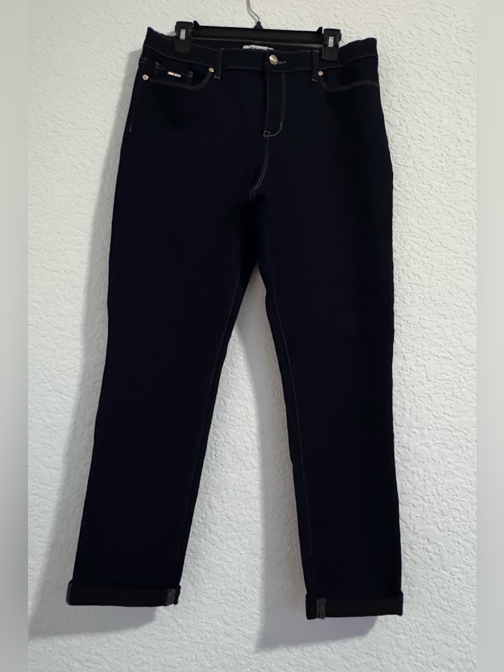 Nine West Dark Navy  CIGARETTE HIGH RISE 
SKINNY ANKLE Jeans
